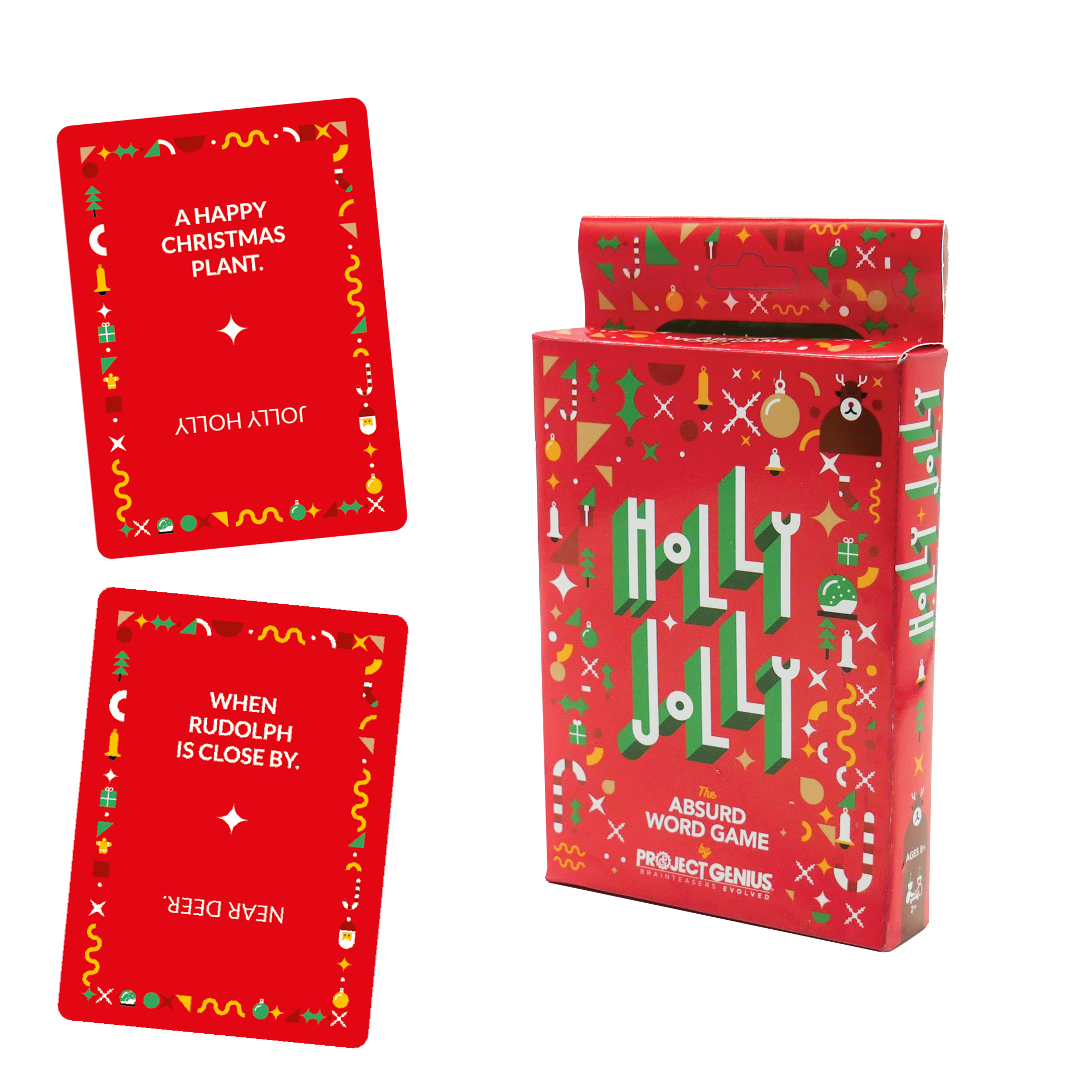 Project Genius – Jogo de cartas por atacado – Holly Jolly: Jogo de Palavras de Natal1