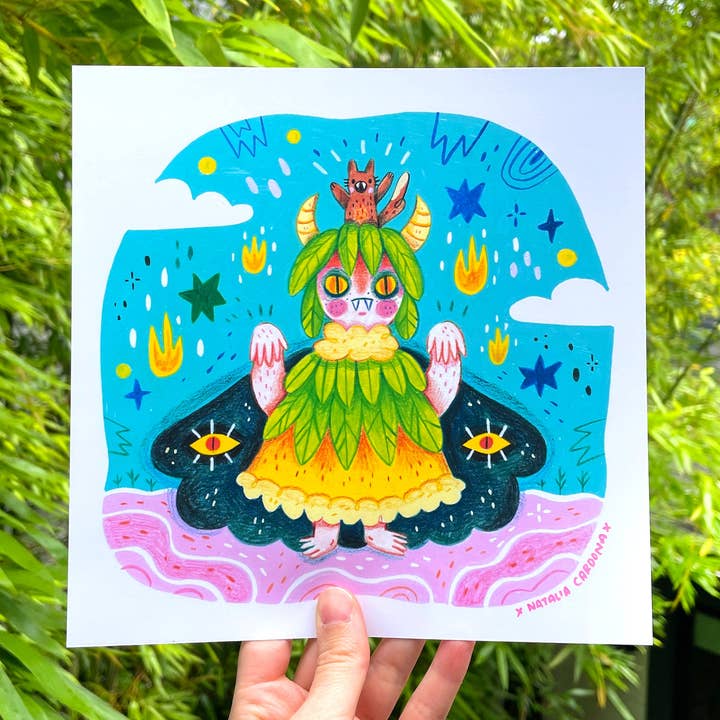 New Print ♡ Wild Child for wholesale by Illustrated By Natalia