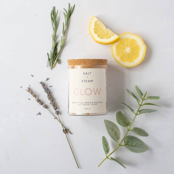 Salt + Steam - Wholesale Facial Steam - Glow - Eucalyptus, Lemon & Rosemary Facial Steam 50g & 200g
