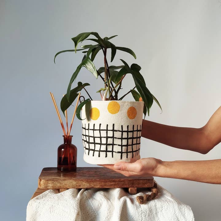 The Ink Job - Wholesale Plant Pot - Minimal Fabric Planter4