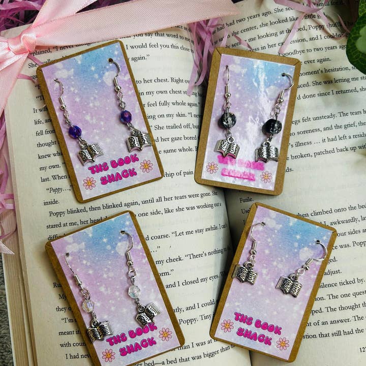 Bookish earrings and other Purchase wholesale dangle charms. Free returns & net 60 terms on Faire trending on Faire.