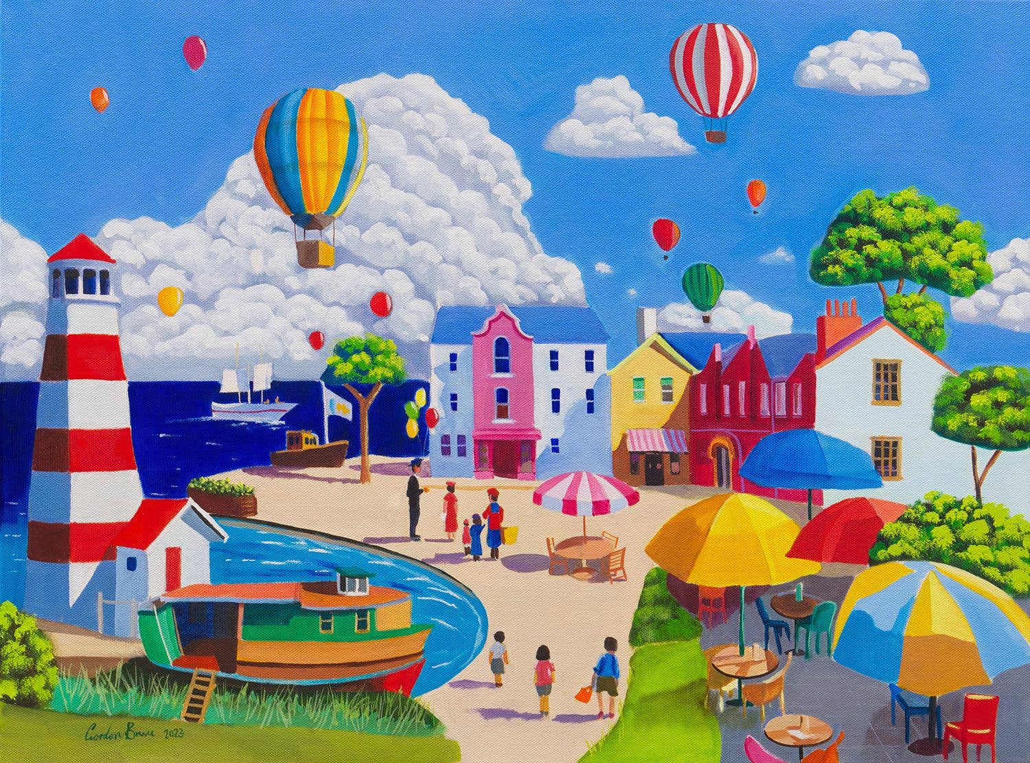 Springbok Puzzle - Wholesale Puzzle - Adult - Balloon Seller 500 Piece Jigsaw Puzzle0