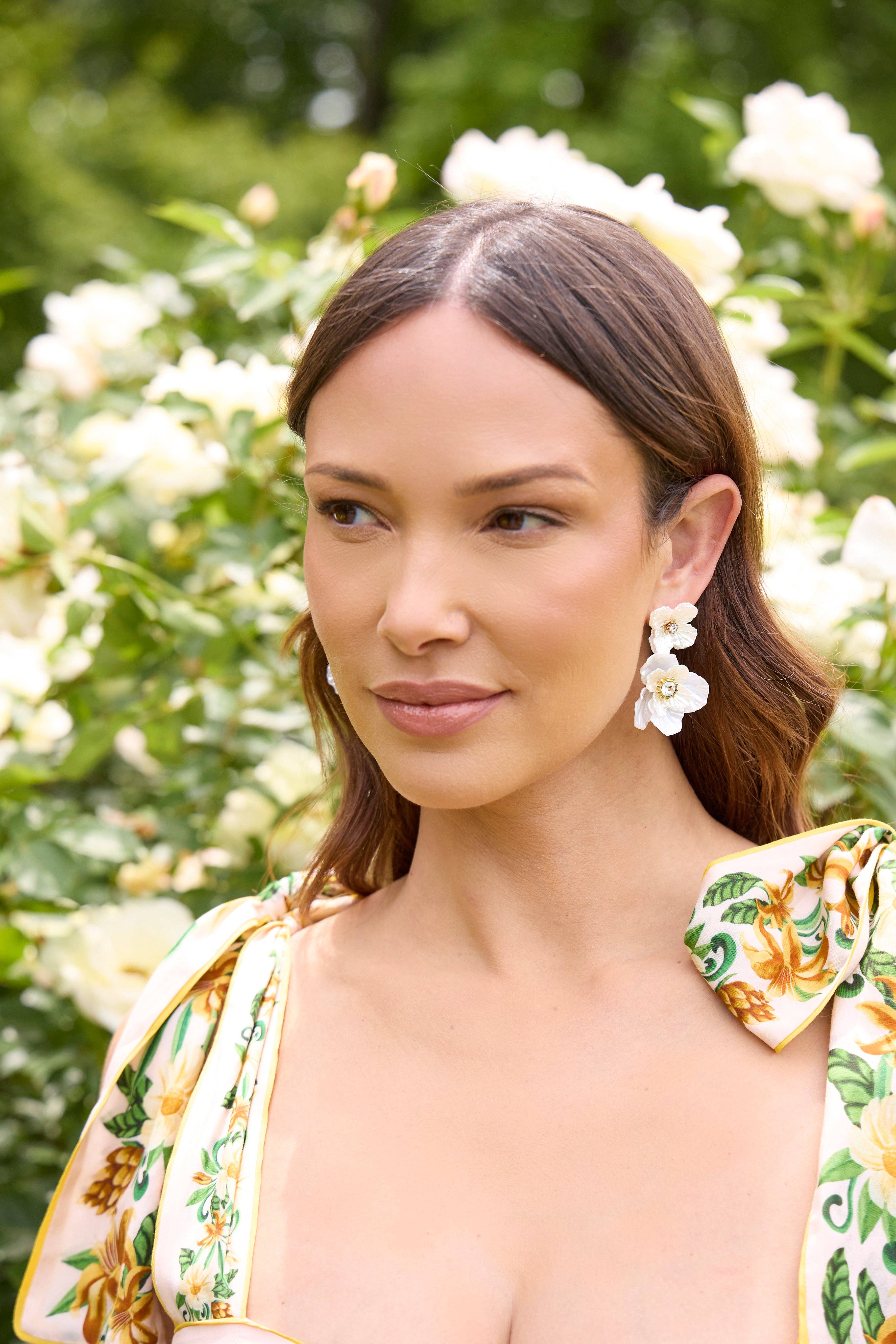 Alex and Ani - Wholesale Stud/Post Earrings - New York Botanical Garden® 2-in-1 Poppy Statement Earrings6