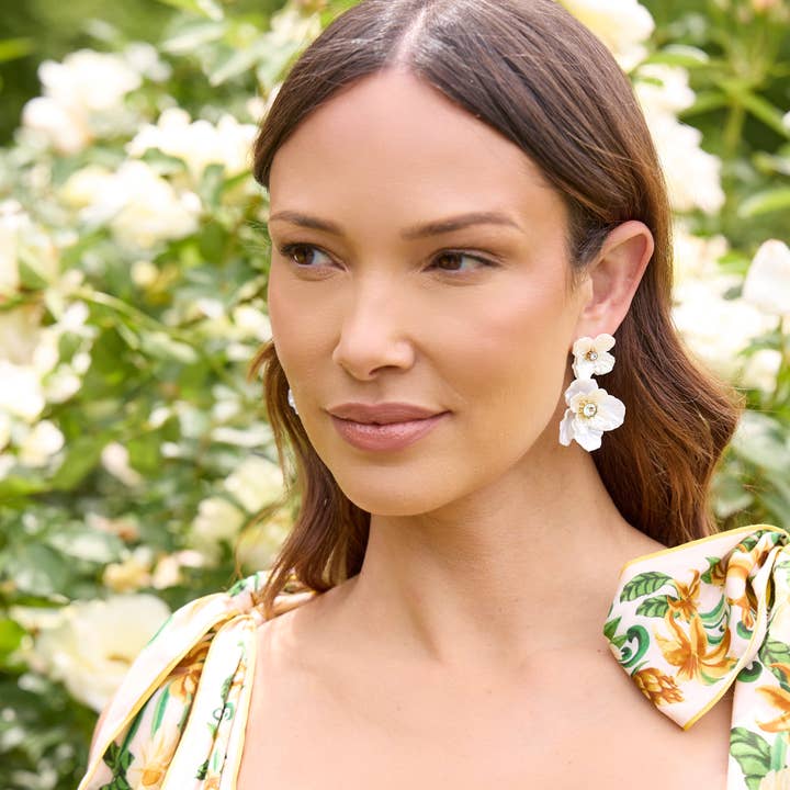 Alex and Ani - Wholesale Stud/Post Earrings - New York Botanical Garden® 2-in-1 Poppy Statement Earrings6