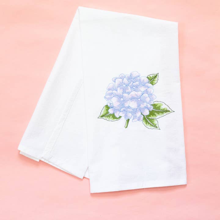 Towel - Hydrangea Blooms for wholesale by Vibrantly Blue