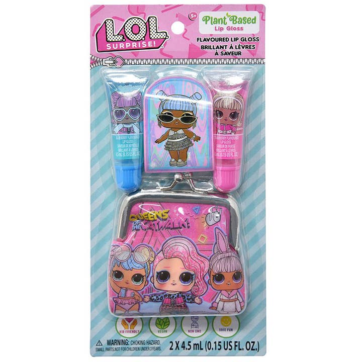 LOL 2-pack Läppglans med Myntväska på Kort för wholesale av Deluxe Import Trading