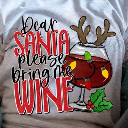 DEAR SANTA: WINE TRANSFER for wholesale by Sassy and Sublime