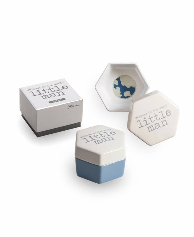 Rosanna – Großhandel Dekoschachteln – Liebe dich mehr Box Willkommen in der Welt Little Man0