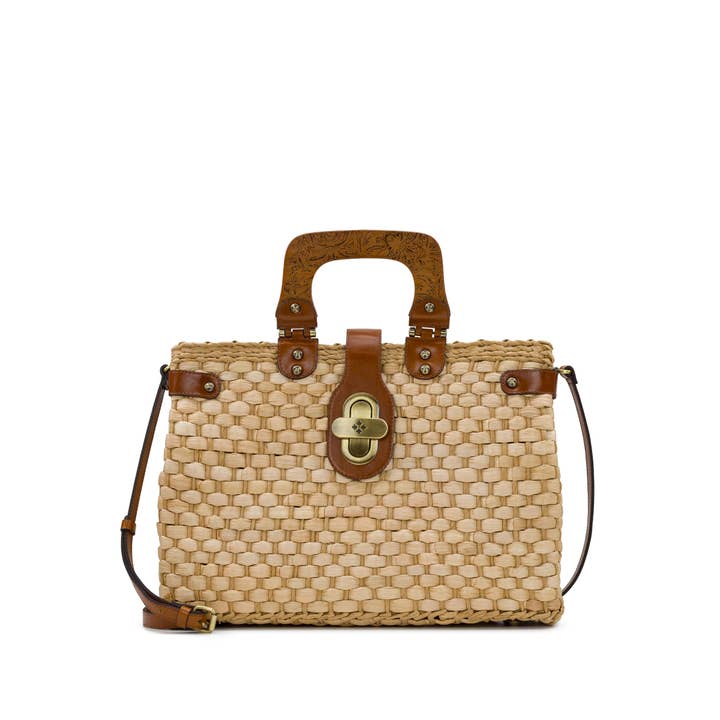 Valpiana Satchel - Specialty Woven for wholesale by Patricia Nash