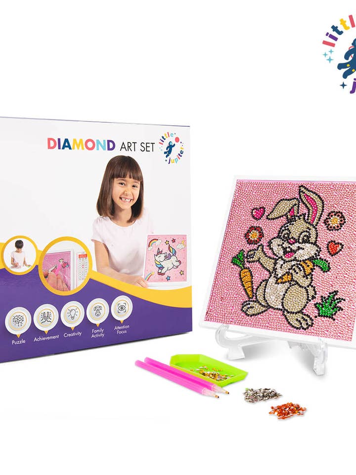Little Jupiter Diamond Painting Kit - Rabbit for wholesale by AYK Brand