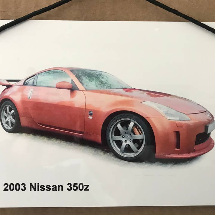 Nissan 350Z 2003 - Metal Plaque (8.25 x 5.75in) for wholesale by Witherden's Workshop