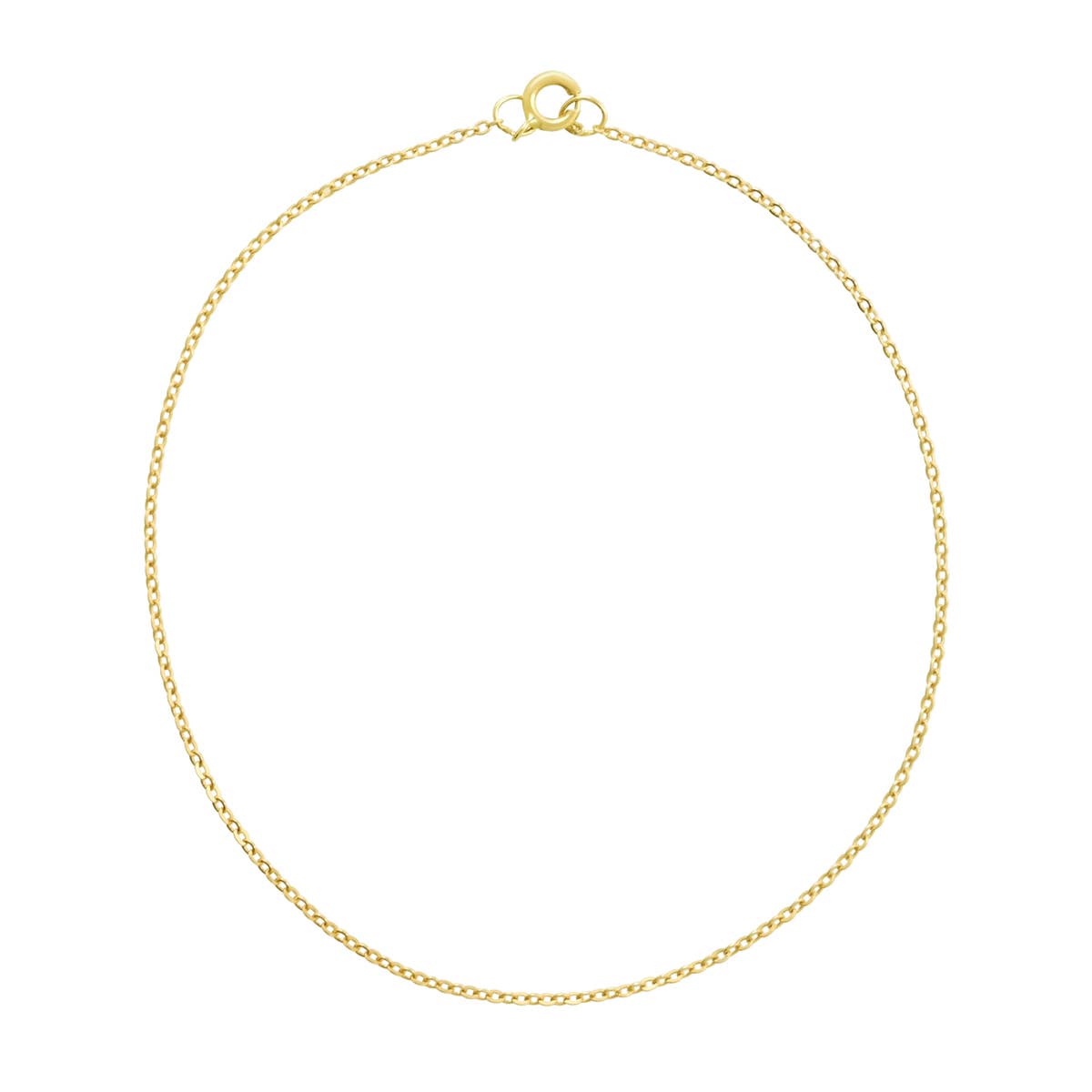 Ofina Jewelry – wholesale Link & chain bracelet – 14k Solid Gold Thin Link Bracelet0