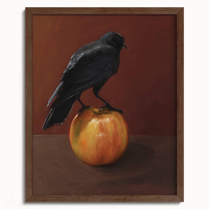 The Ugly Cat Studio - Wholesale Art Print - Moody City Crow Art Print19