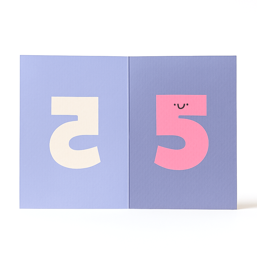 Rumble Cards – Großhandel Geburtstagskarten – Glückwunschkarte zum 5. Geburtstag mit fröhlicher Figur - gestanzt1