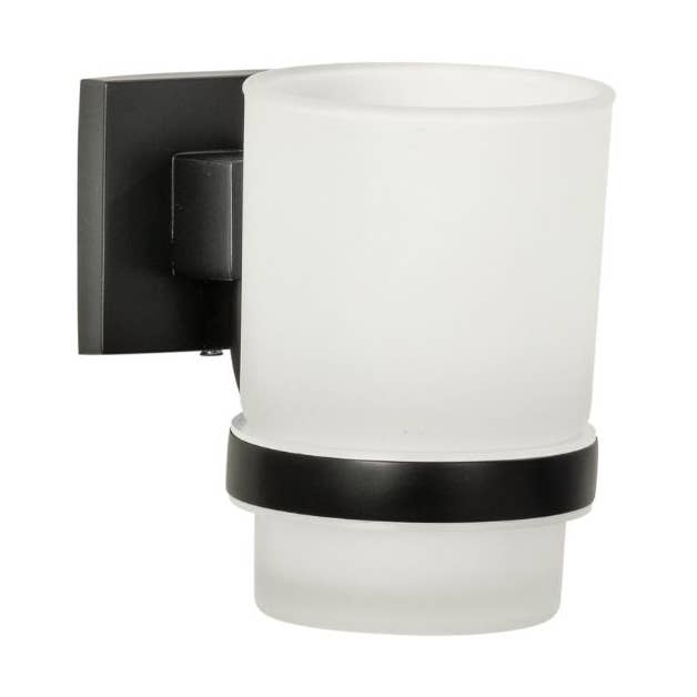 Fackelmann New York mat sort tandbørsteholder for engroshandel hos Fackelmann