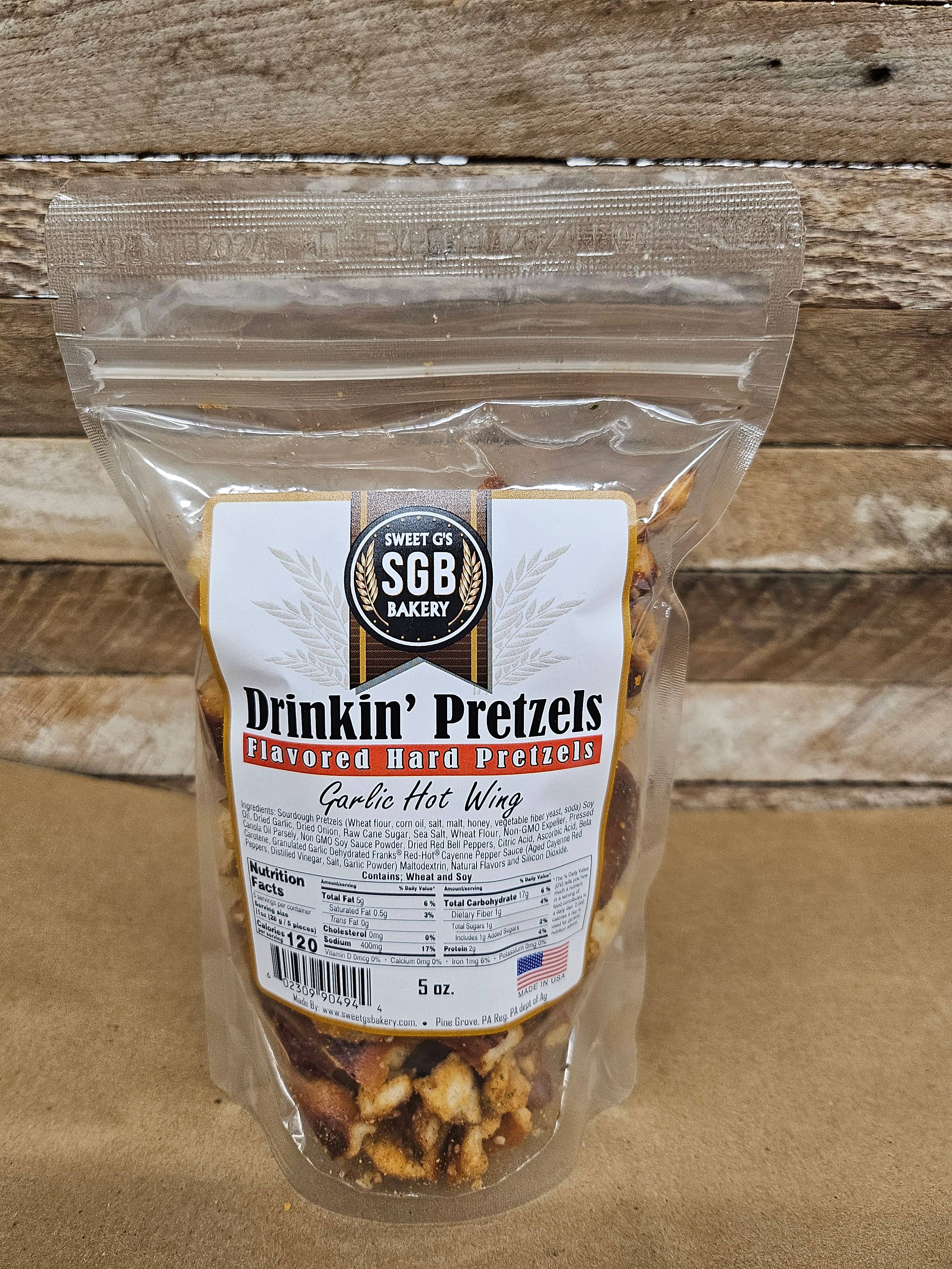 Sweet G's Bakery - Drinkin’ Pretzels™ - Vente Bretzels - Assortiment de bretzels durs aromatisés #C (sacs de 60 à 5 oz)2