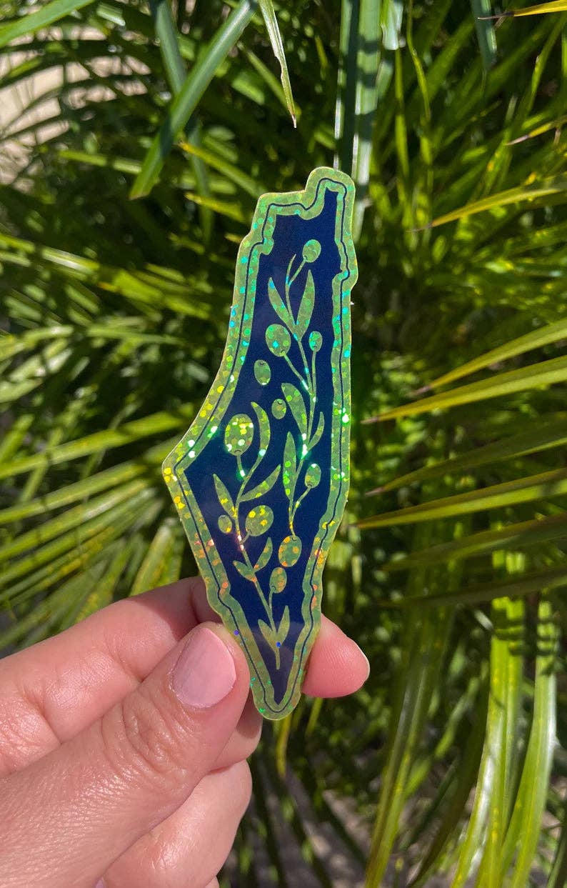 Stitch4pali - Wholesale Sticker - Palestine Sticker Free Palestine Sticker Olive Branch1