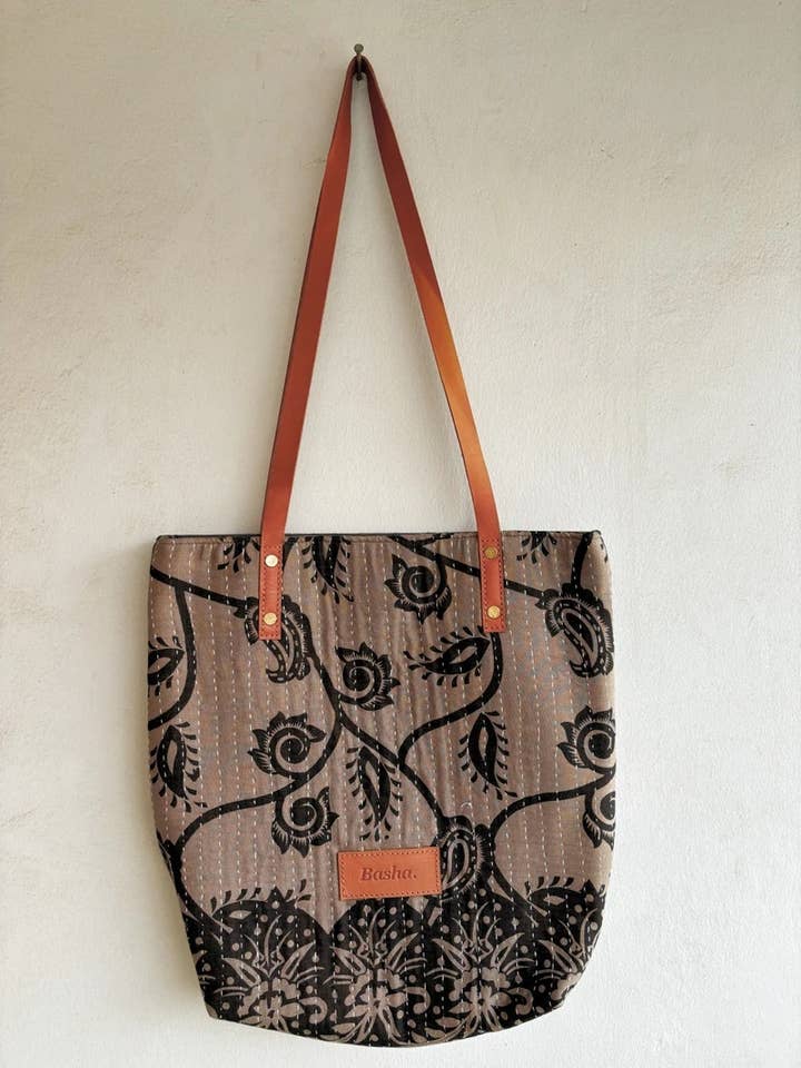 Paisley Tote Bag for wholesale by Blooming Grace Boutiques
