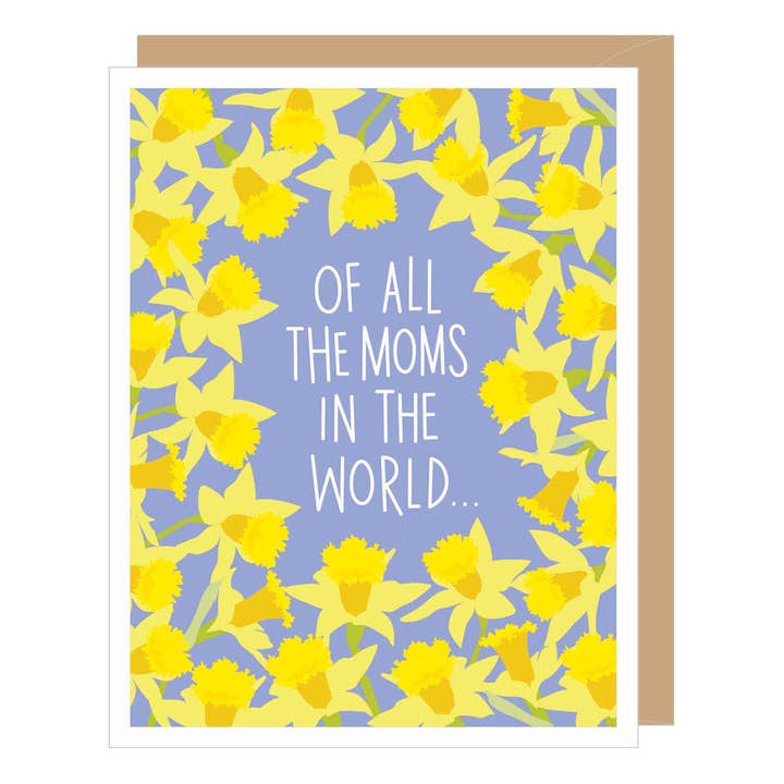 Daffodil Mother's Day Card for wholesale by Apartment 2 Cards