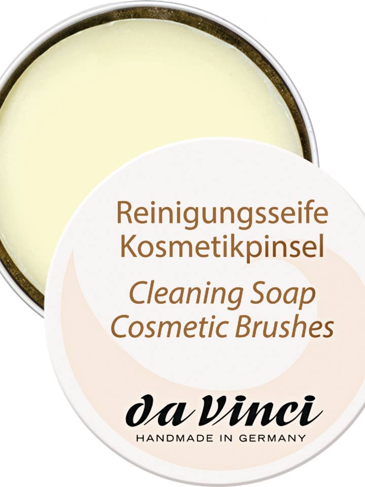 Rengöringstvål för sminkborstar, 40 g i metallburk för wholesale av da Vinci Künstlerpinselfabrik DEFET GmbH