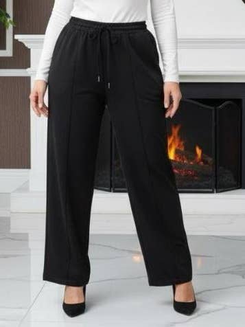 Wide Leg Front Seam Joggers for wholesale by Kurt Muller