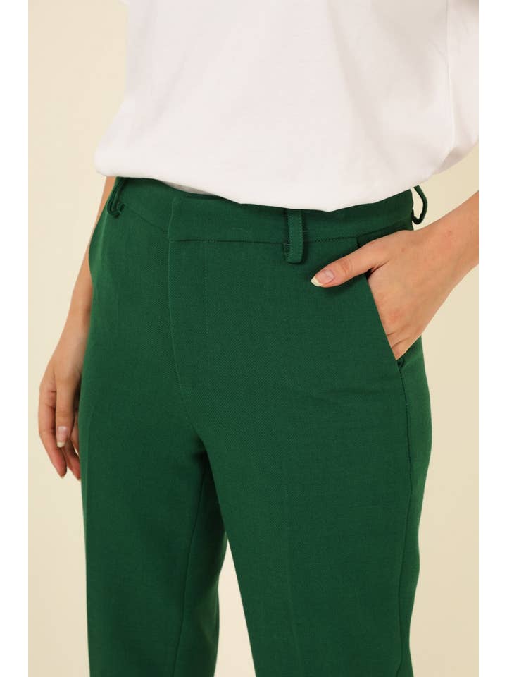 Attentif Paris - Vendita all'ingrosso Pantalone - Donna - Pantaloni a sigaretta in tessuto spesso invernale15