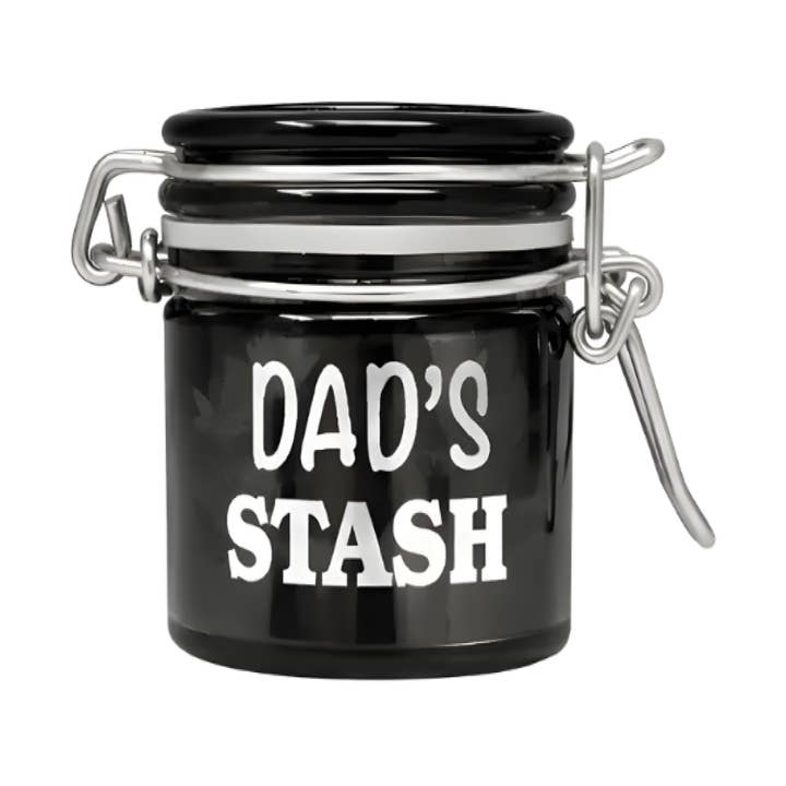 Mini bocal de rangement en verre hermétique (Réserve de Papa) - 1,5 oz/ 45 ml pour la vente par Ted Miller Innovation