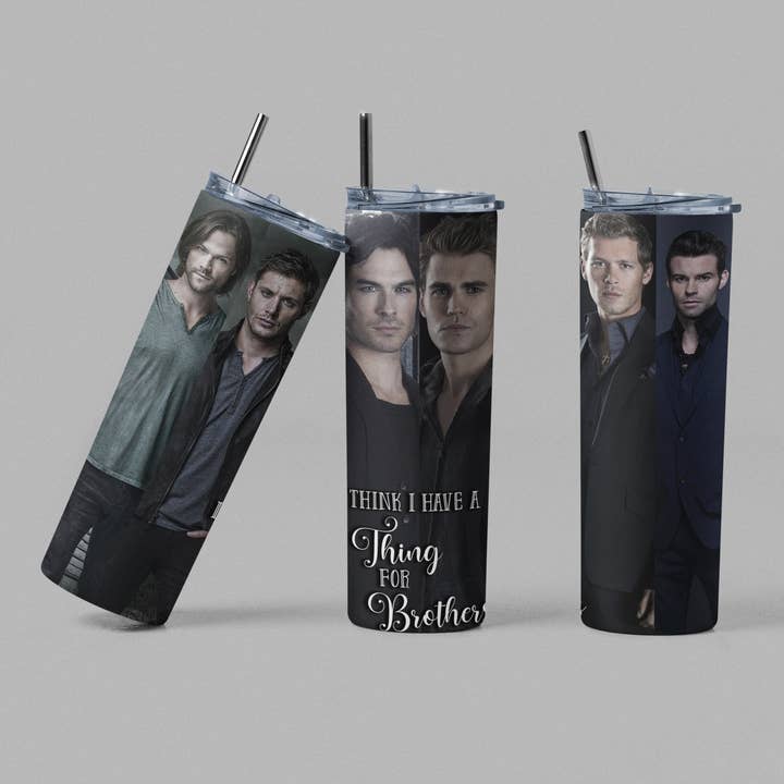 Brother Vampire Supernatural Mashup TV Inspired Tumbler for wholesale by The Geek Boutique