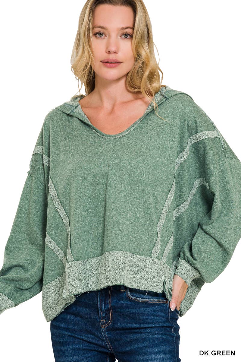 42POPS - Wholesale Sweatshirt - Women's - '...Exposed Seam Sweatshirt hoodie2