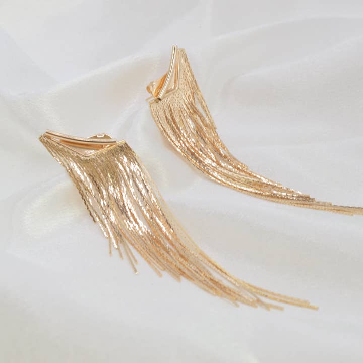 Fringe Øreringe for engroshandel hos Graceful Jewels co.