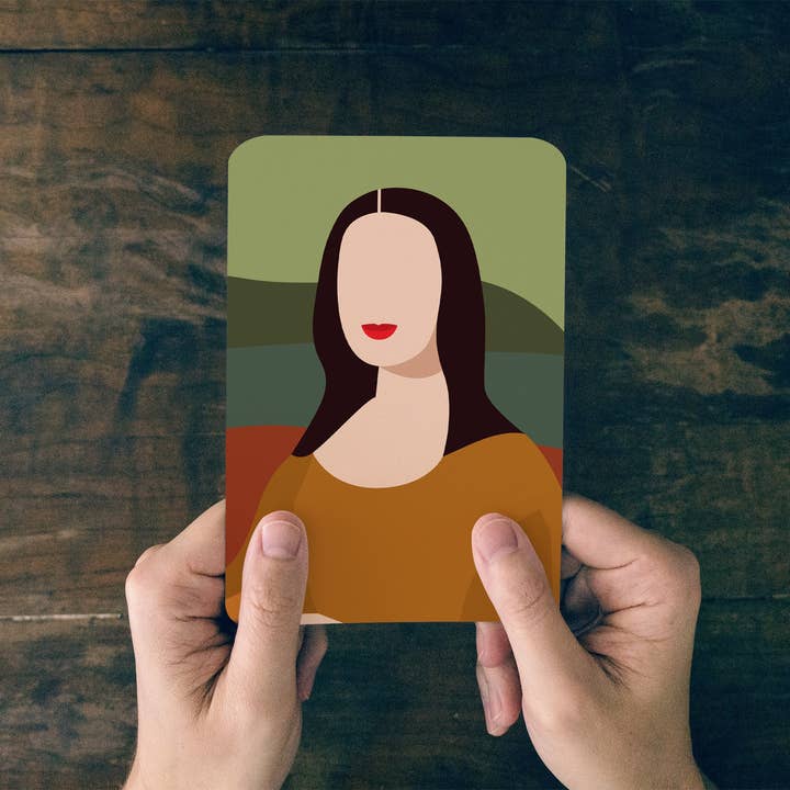 Burones - Wholesale Postcard - Kaart Mona Lisa2