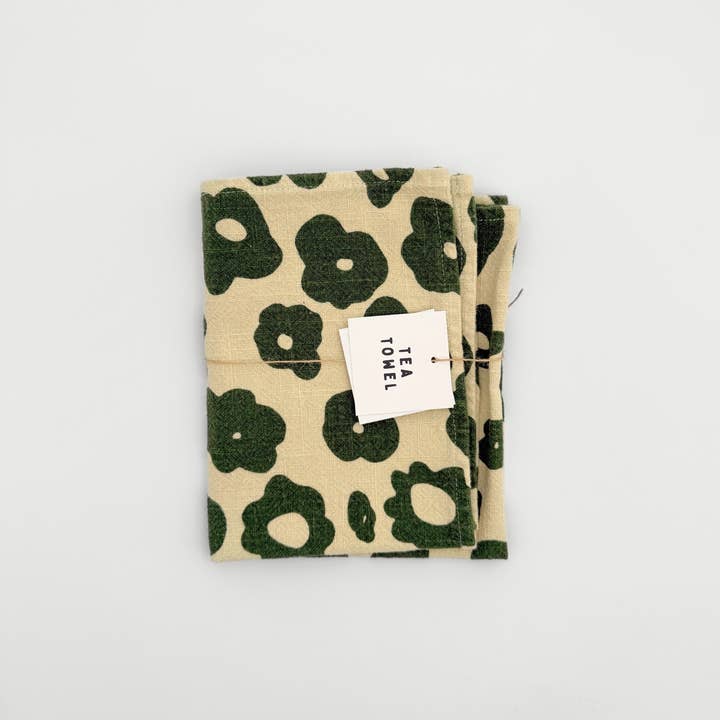 Jenny Pennywood - Wholesale Tea Towel - Textured Tea Towel - Celeste - Grass - Natural5