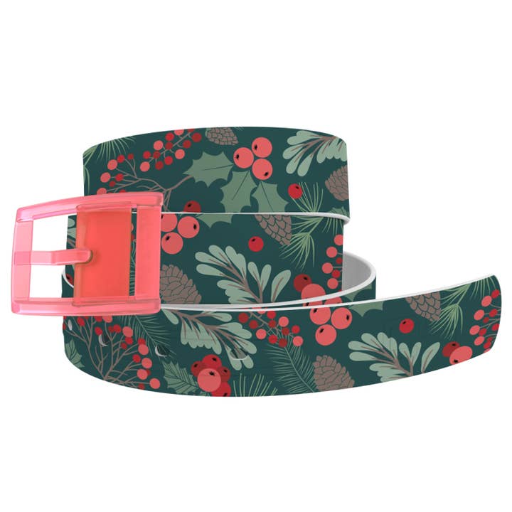 Feeling Pine Belt with Pink Buckle for wholesale by C4 Belts & Accessories
