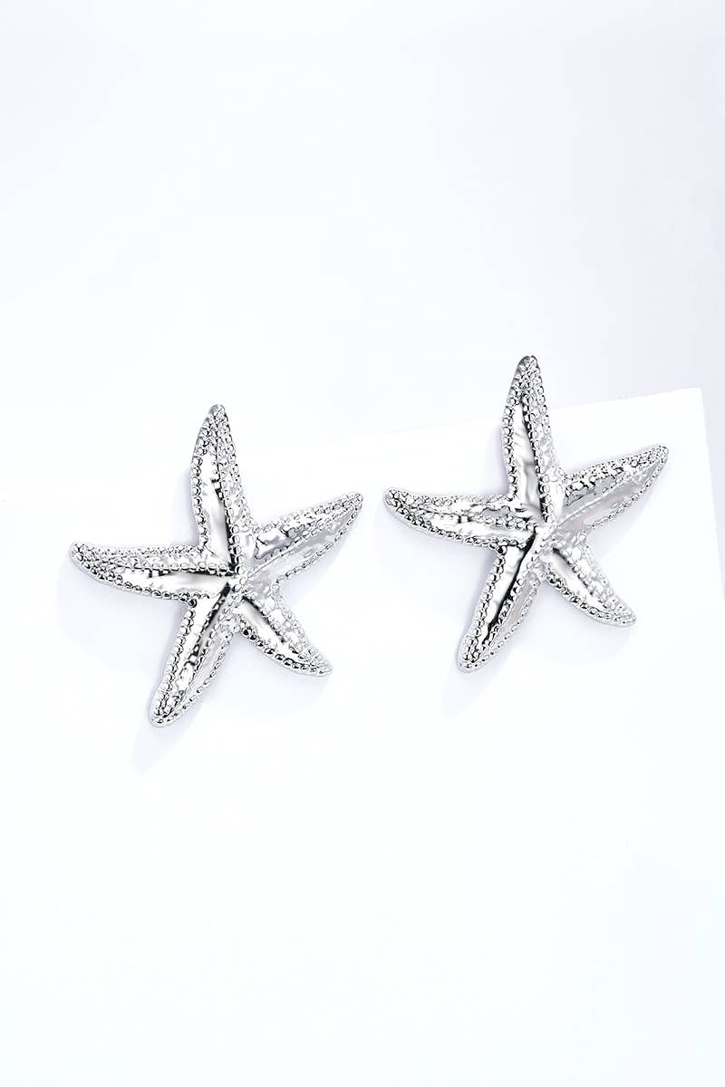 BYREN | ÉLINE L'ATELIER - Wholesale Dangle Earrings - Stainless steel star earrings 124AQ3871