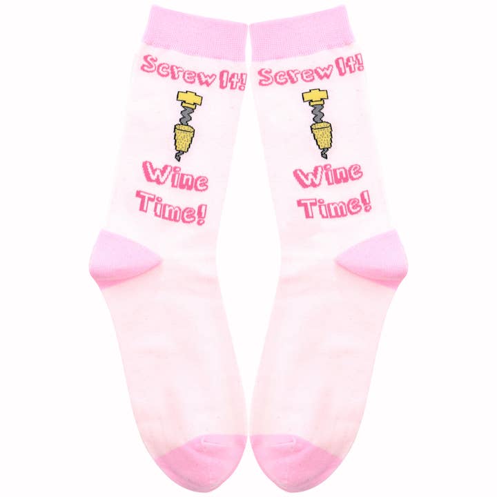 Wine Time - Socken für Erwachsene - One Hit Wonders - Größe M für den Großhandel von Boogie Toes