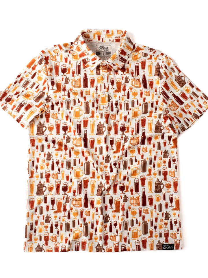 Beer Scatter Herre Polo for engroshandel hos Team Cocktail