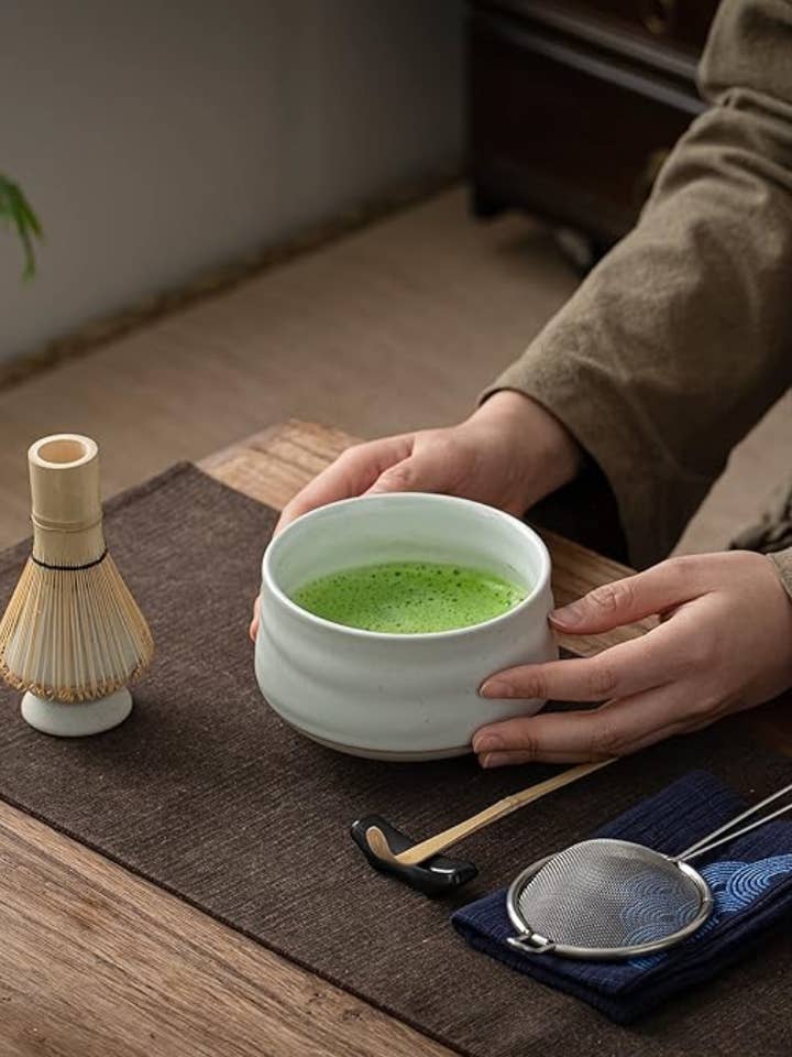 Japanese Matcha Tea Set in Ivory for wholesale by Store Tenpo