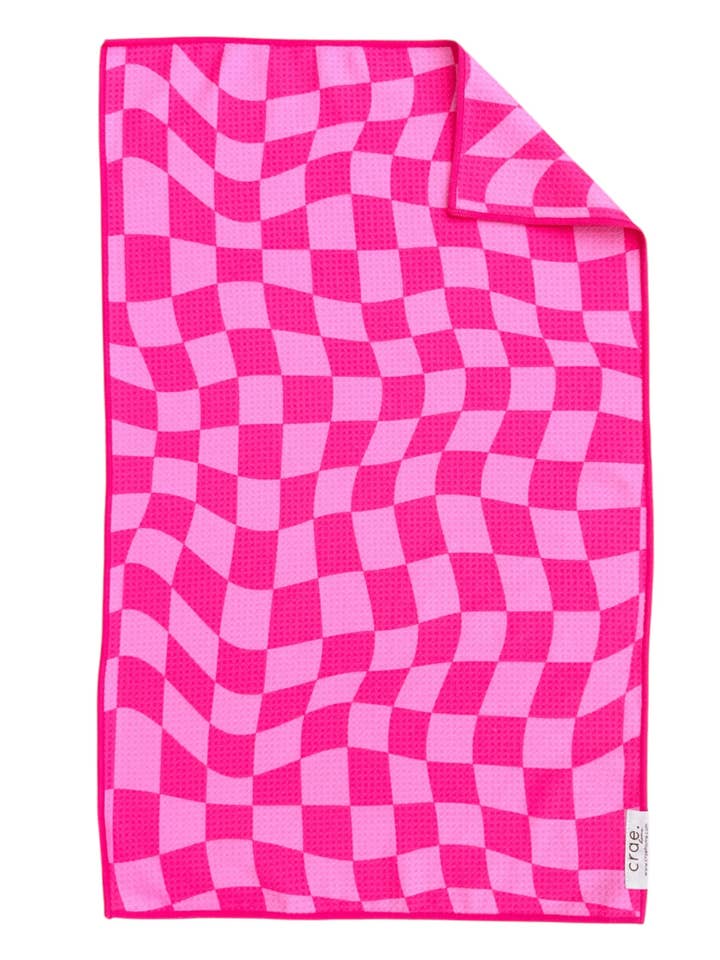 Pinkstir: Double-Sided Hand Towel for wholesale by Crae.Home