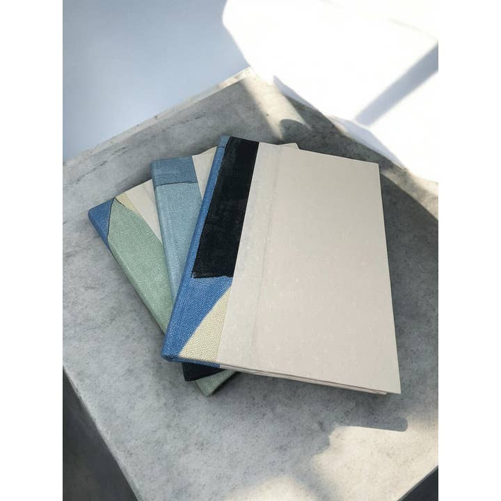 E. Lawrence, Ltd. – Engroshandel Dagbog – Glam Cloth Journal - Mellow / Off-White Omslag / 12-14"1