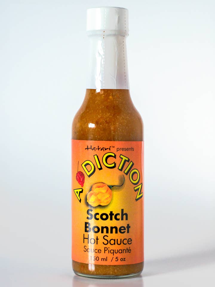 Addiction Scotch Bonnet Hot Sauce for wholesale by Hungry Volcano