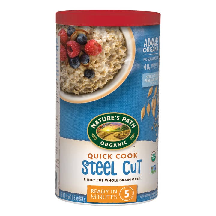 Quick Cook Steel Cut Oatmeal for wholesale by Nature's Path
