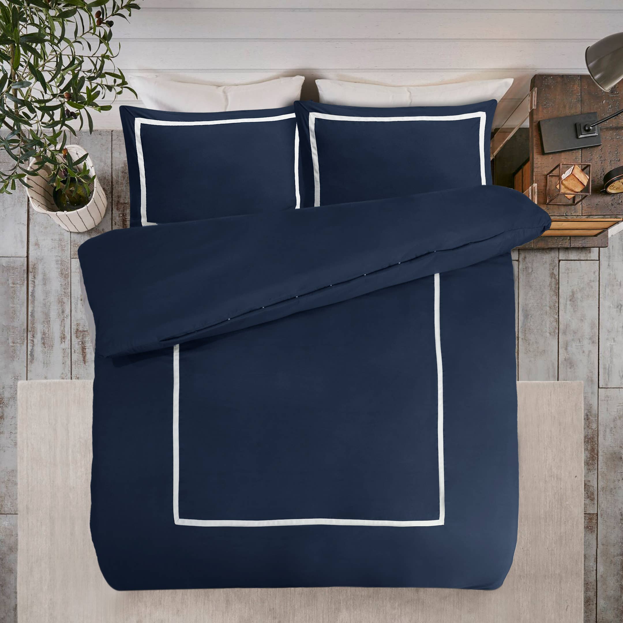 Cotton Passion - Vente Parure de lit - Ensemble de housse de couette de qualité supérieure Ensemble de couette Housse de couette à ruban10