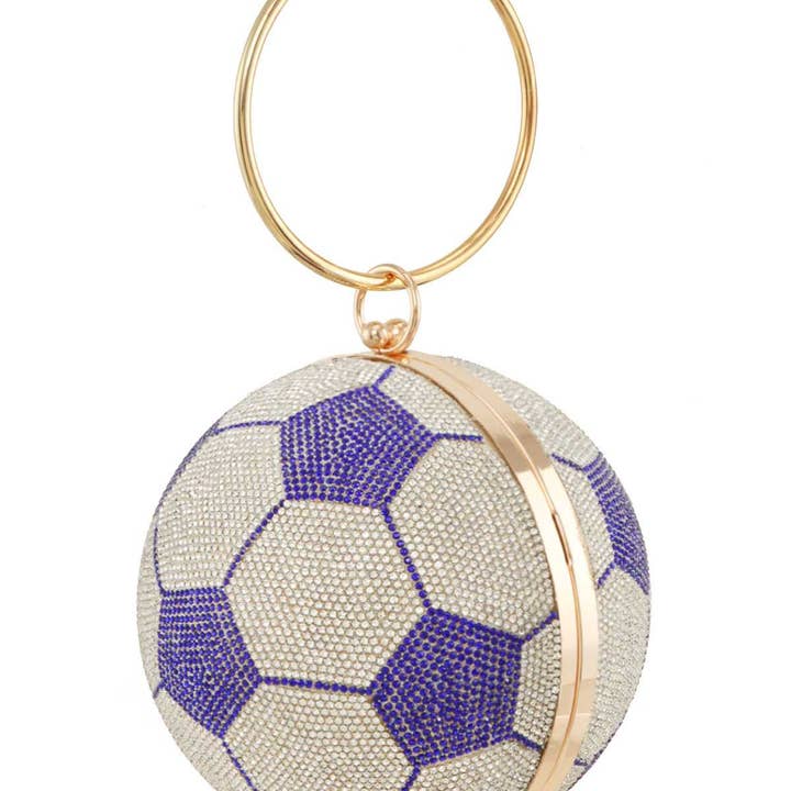 Shop Neighbors - Wholesale Clutch Bag - Women's - Full Rhinestone Soccer Ball Clutch