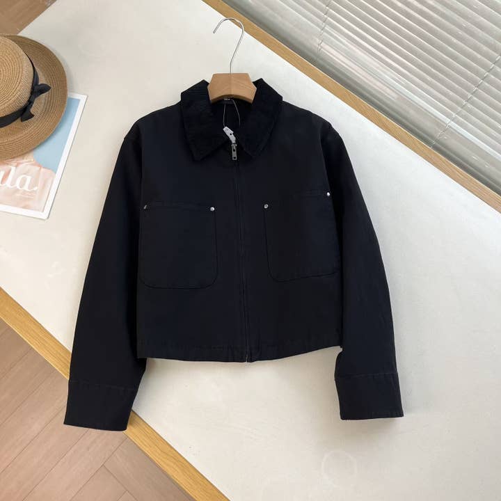 Rosa Clothing - Wholesale Jacket - Women's - Vintage-Inspired Classic barn jacket cropped jacket6