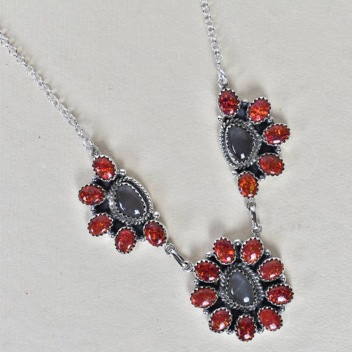 Krush Kandy - Wholesale Link & Chain Necklace - 2 + 1 Sterling Silver Daisy Necklace6