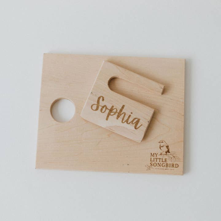 My Little Songbird - Wholesale Wood Toy - Kids - Wooden Cutting board with fruit and vegetable knife1