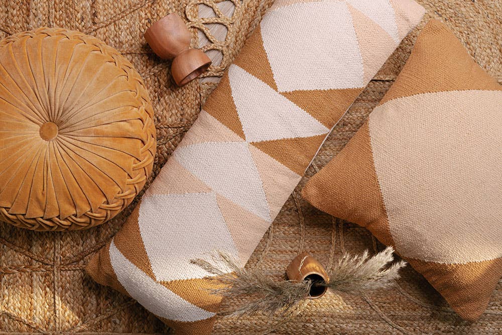 Casa Amarosa - Wholesale Throw/Decorative Pillow - Velvet Round Handmade Pillow, Clay - 16 Inch6