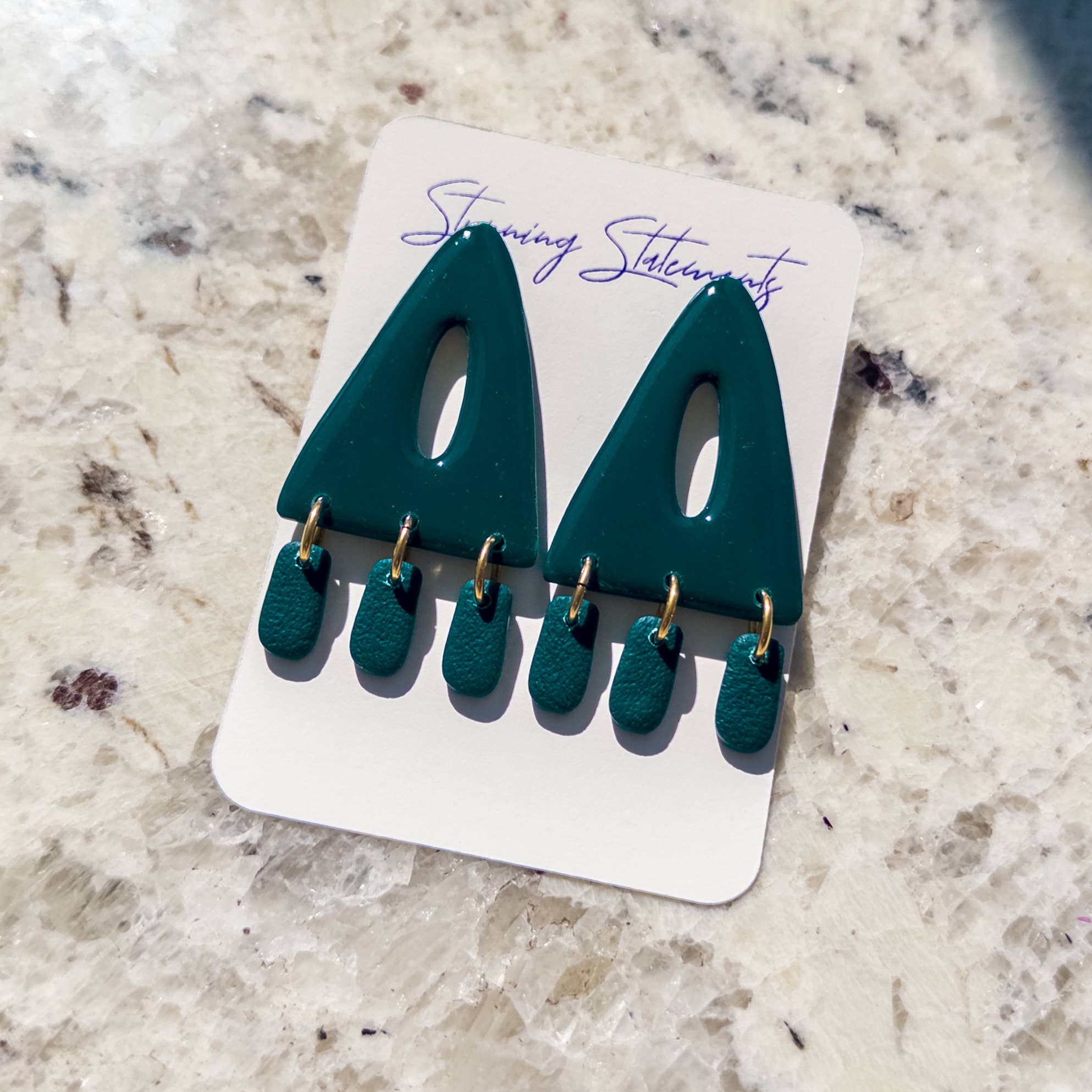 Stunning Statements - Wholesale Dangle Earrings - Trinity Clay Dangle Earrings 1