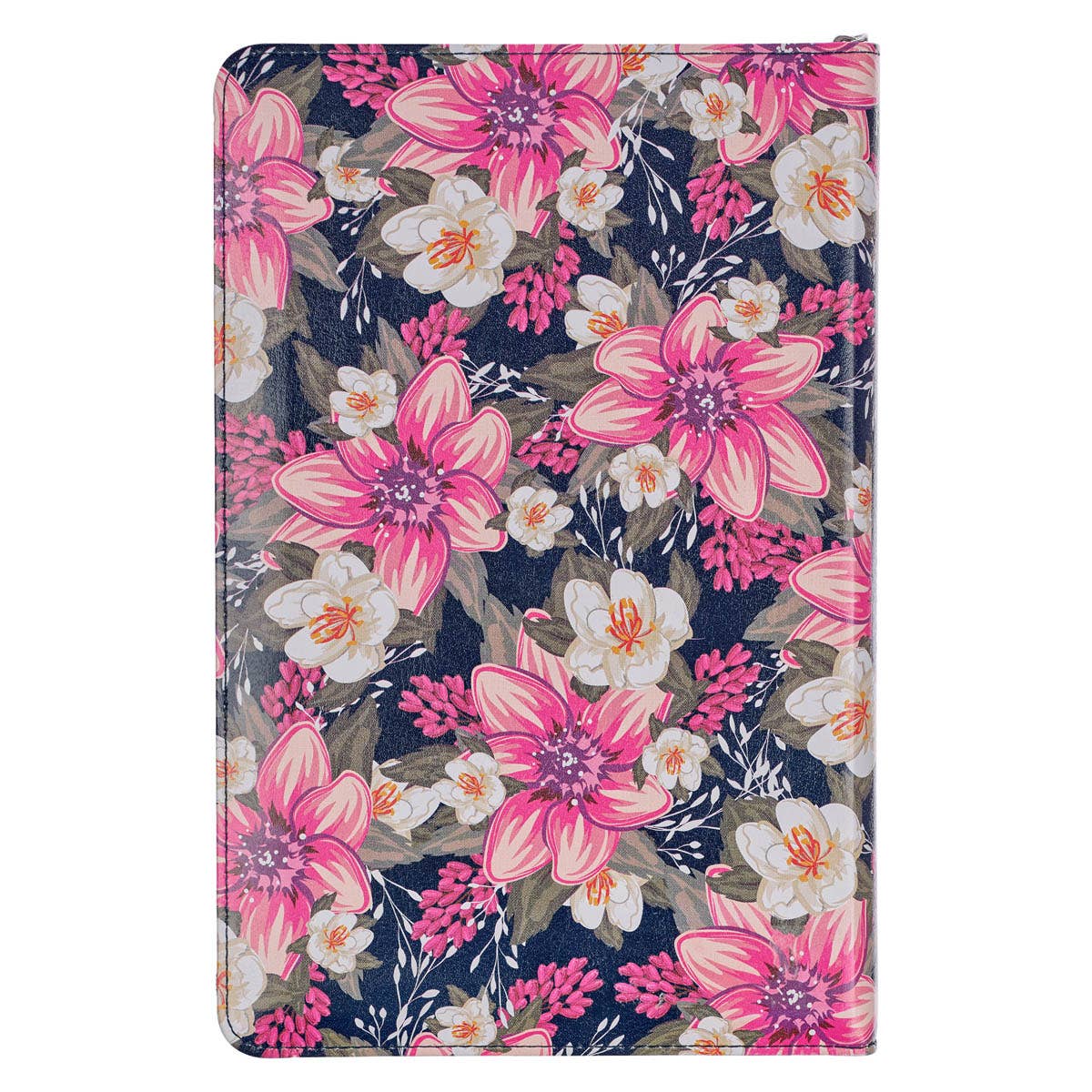 Christian Art Gifts - Wholesale Religion - Floral Blue Faux Leather King James Version Deluxe Gift Bibl1