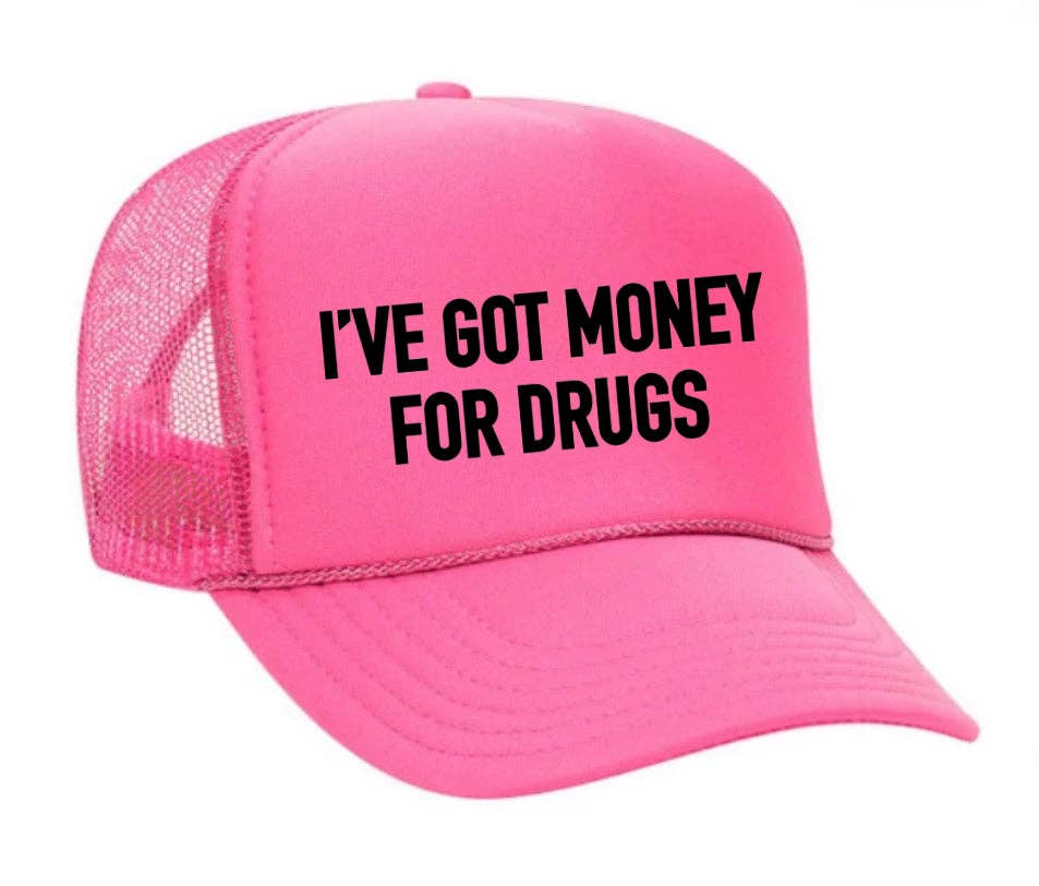 Inappropriate Trucker Hats – Großhandel Trucker-Cap – Unisex – Ich habe Geld für Drugs Trucker Hat15